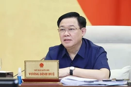 Chủ tịch Quốc hội Vương Đình Huệ phát biểu. (Ảnh: Doãn Tấn/TTXVN)