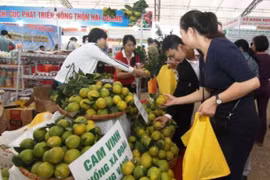 AgroViet 2015 đã thu hút đông đảo người dân và doanh nghiệp tới tham quan, tìm hiểu. (Ảnh: Vũ Sinh/TTXVN)