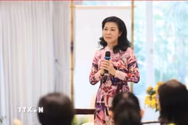 Bà Ngô Phương Ly - Phu nhân Tổng Bí thư, Chủ tịch nước Tô Lâm. (Nguồn: TTXVN)