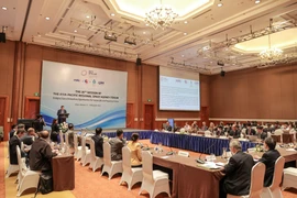 Toàn cảnh Hội nghị Diễn đàn các cơ quan vũ trụ khu vực châu Á - Thái Bình Dương lần thứ 28. (Ảnh: Minh Sơn/Vietnam+)