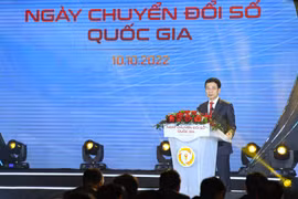Bộ Thông tin và Truyền thông đứng ra tổ chức Tuần lễ Số Quốc tế Việt Nam 2022. (Ảnh: PV/Vietnam+)