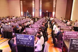 200 chuyên gia của 60 đội thi đã tham gia cuộc diễn tập chủ động phòng thủ không gian mạng. (Ảnh: Minh Sơn/Vietnam+)