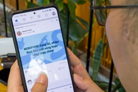Nhiều người dùng cho biết MobiFone bị mất sóng sáng nay tại khu vực phía Nam. (Ảnh: Minh Sơn/Vietnam+)
