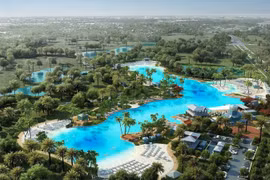 Biển hồ Epperson tại Florida - Biển hồ đầu tiên tại Mỹ vừa được khánh thành đầu năm 2018. ( Ảnh minh họa)