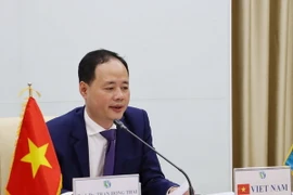 Giáo sư-Tiến sỹ Trần Hồng Thái, với tư cách là Phó Chủ tịch Hiệp hội Khí tượng II châu Á. (Nguồn: Bộ Tài Nguyên và Môi trường)