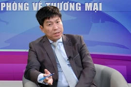 Phó Cục trưởng Cục Phòng vệ Thương mại, Bộ Công thương Chu Thắng Trung. (Ảnh: TTXVN phát)