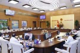 Phó Chủ tịch Thường trực Quốc hội Trần Thanh Mẫn phát biểu. (Ảnh: Doãn Tấn/TTXVN)
