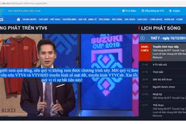 Ảnh chụp màn hình VTV6 vào lúc khoảng 19 giờ ngày 15/12. (Nguồn: Vietnam)