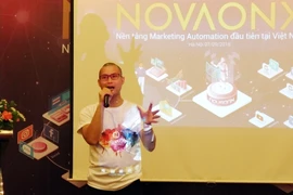 Ông Nguyễn Minh Quý, Chủ tịch Novaon nhận định xu hướng marketing tự động sẽ giúp doanh nghiệp bắt nhịp với thời đại công nghệ 4.0. (Ảnh: T.H/Vietnam+)