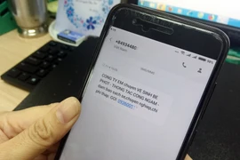 Phương thức phát tán tin nhắn rác ngày càng chuyên nghiệp. (Ảnh minh họa: Minh Châu/Vietnam+)