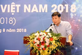 Giáo sư Vũ Hà Văn chia sẻ về Quỹ hỗ trợ nghiên cứu khoa học công nghệ ứng dụng. (Nguồn: CTV/Vietnam+)