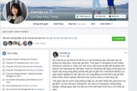 Dòng trạng thái trên trang cá nhân của Giám đốc Facebook Việt Nam. (Ảnh chụp màn hình) 