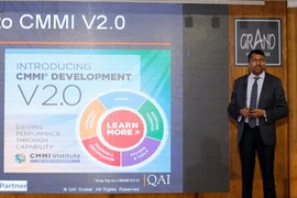 Chuyên gia của QAI Global chia sẻ với 100 doanh nghiệp Việt Nam. (Nguồn: FPT)