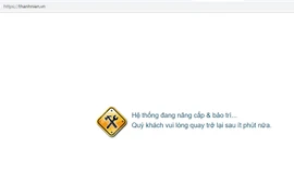Ảnh chụp giao diện trang web thanhnien.vn vào đầu giờ chiều ngày 23/9. (Ảnh chụp màn hình)