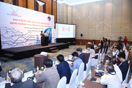 Nhiều chuyên gia cho rằng, bên cạnh việc phát triển kinh tế số còn phải chú trọng tới an toàn thông tin. (Ảnh: M.Quyết/Vietnam+)