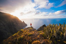 Bãi biển Anaga trên đảo Tenerife thuộc Quần đảo Canary. (Nguồn: Getty)