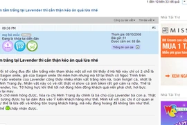 Ảnh minh họa một dạng dùng nick nói xấu sản phẩm mà chưa có kiểm chứng trên diễn đàn. (Nguồn: Giaoduc.net)