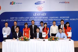 Lễ ký kết liên minh cung cấp Mobility (Ảnh: Nguồn VMS)