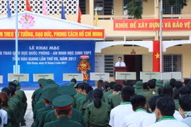 Quang cảnh lễ khai mạc. (Ảnh: Hồng Thái/TTXVN)