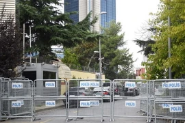Lãnh sự quán Saudi Arabia tại Istanbul, Thổ Nhĩ Kỳ, nơi nhà báo Jamal Khashoggi tử vong một cách bất thường. (Nguồn: THX/TTXVN)