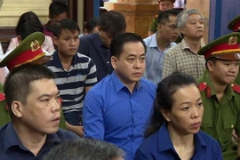 Bị cáo Phan Văn Anh Vũ tại phiên tòa sáng 27/11. (Ảnh: Thành Chung/TTXVN)