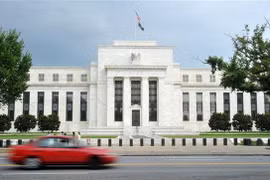 Trụ sở Ngân hàng dự trữ liên bang Mỹ (Fed) tại Washington DC. (Nguồn: AFP/TTXVN)