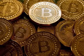 Đồng tiền điện tử bitcoin tại Washington, DC. (Nguồn: AFP/TTXVN)