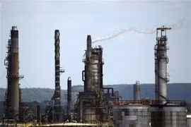 Cơ sở lọc dầu của Tập đoàn Exxon-Mobil (Mỹ) tại Port Jerome, Normandy, Pháp. (Nguồn: AFP/TTXVN)