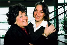 Bà Nina Stemme và giọng ca soprano huyền thoại của Thụy Điển Birgit Nilsson. (Nguồn: Quỹ Birgit Nilsson)