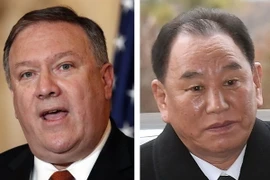 Ngoại trưởng Mỹ Mike Pompeo (ảnh, trái) và Phó Chủ tịch Ủy ban Trung ương đảng Lao động Triều Tiên Kim Yong Chol (ảnh, phải) sẽ có cuộc gặp tại thành phố New York của Mỹ trong tuần này, để xúc tiến công tác chuẩn bị cho hội nghị thượng đỉnh. (Nguồn: Yonha