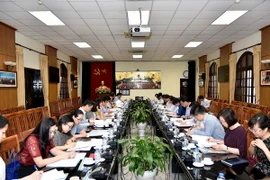 Quang cảnh cuộc hop. (Ảnh TTXVN phát)