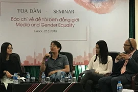 Quang cảnh buổi tọa đàm. (Ảnh: Mỹ Bình/Vietnam+)