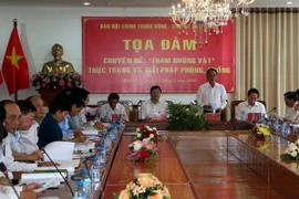 Quang cảnh tọa đàm. (Ảnh: Duy Khương/TTXVN)