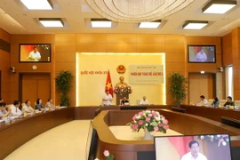 Phiên họp toàn thể lần thứ sáu Hội đồng Dân tộc của Quốc hội. (Ảnh: Phương Hoa/TTXVN)