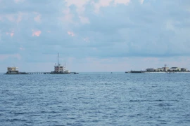 Đảo Đá Tây. (Ảnh: Phương Hoa/TTXVN)