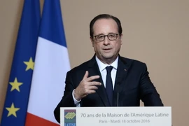  Tổng thống Pháp Francois Hollande. (Nguồn: AFP/TTXVN)