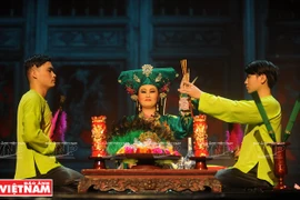 Nét uy nghiêm của giá chầu Đệ nhị. (Ảnh: Tư liệu)