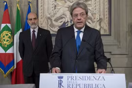 Ông Paolo Gentiloni phát biểu tại Rome, sau khi được chỉ định làm Thủ tướng mới của Italy. (Nguồn: AFP/TTX)