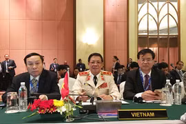 Đoàn Việt Nam tại Hội nghị. (Nguồn: cand.vn)