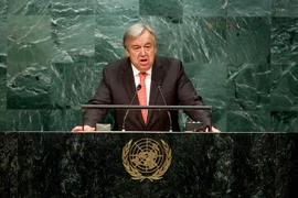 Tân Tổng thư ký LHQ Antonio Guterres. (Nguồn: AFP/TTXVN)