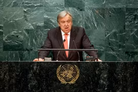 Tân Tổng thư ký LHQ Antonio Guterres. (Nguồn: AFP/TTXVN)