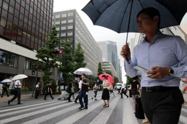 Một đường phố ở Tokyo. (Nguồn: AFP/TTXVN)