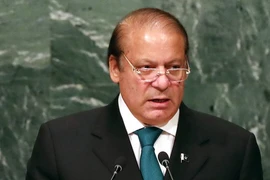  Thủ tướng Pakistan Nawaz Sharif. (Nguồn: AFP/TTXVN)