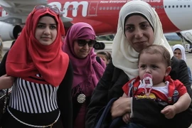 Người tị nạn Syria. (Nguồn: AFP/TTXVN)