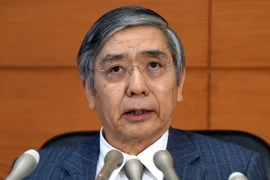 Thống đốc Ngân hàng Trung ương Nhật Bản (BOJ) Haruhiko Kuroda. (Nguồn: AFP/TTXVN) 