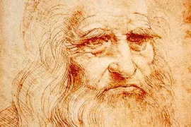 Chân dung Leonardo da Vinci. (Ảnh: Live Science)