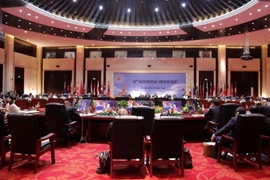 Toàn cảnh phiên họp hẹp Diễn đàn Khu vực ASEAN (ARF). (Ảnh: Phạm Kiên/TTXVN