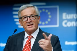 Chủ tịch Ủy ban châu Âu (EC) Jean-Claude Juncker. (Nguồn: THX/TTXVN)