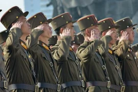 Binh sỹ Triều Tiên. (Nguồn: Kyodo/TTXVN)