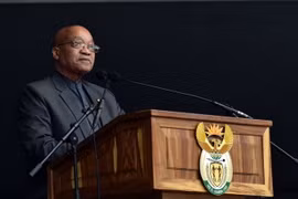 Tổng thống Nam Phi Jacob Zuma. (Nguồn: THX/TTXVN)